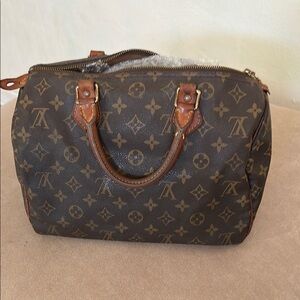 Louis Vuitton Monogram Canvas Handbag LV 30 speedy